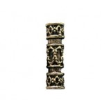Gothic Banded Tube Bead #1464 Gothic Banded Tube Bead #1464