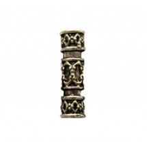 Gothic Banded Tube Bead #1464