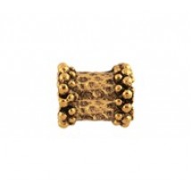 Granular Rim Tube Bead #4155