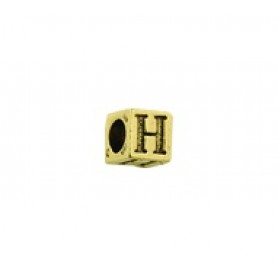 'H' Block Letter Bead #H_BL