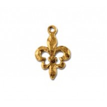 Hammered Fleur De Lis Flat Loop #4995
