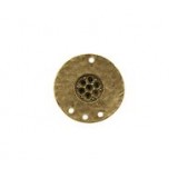Hammered Textured Disk Connector - For Stones #4321 Hammered Textured Disk Connector - For Stones #4321