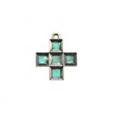 Cross - For Square Stones - Hand Painted #853HP Cross - For Square Stones - Hand Painted #853HP