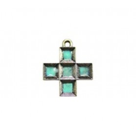 Cross - For Square Stones - Hand Painted #853HP Cross - For Square Stones - Hand Painted #853HP