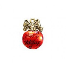 Happy Holidays Ornament - Hand Painted #2747HP