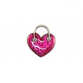 Heart-Shaped Handbag - Hand Painted #4367HP