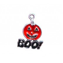 Jack-O-Lantern /Boo! - Hand Painted #830HP