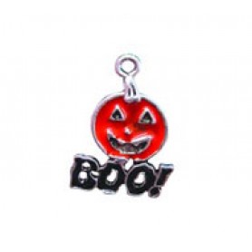 Jack-O-Lantern /Boo! - Hand Painted #830HP