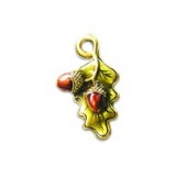 Oak Leaf with Acorn - Hand Painted #3012HP Oak Leaf with Acorn - Hand Painted #3012HP