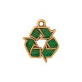 Recycle Symbol - Hand Painted #4615HP Recycle Symbol - Hand Painted #4615HP