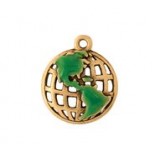 World Globe - Hand Painted #4616HP