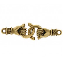 Hands Grasping Rings Hook & Eye Sets #4521