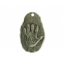 Healing Hand On Flat Disc #6226