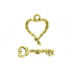Heart & Key Toggle Set #4559 Heart & Key Toggle Set #4559