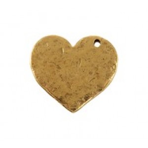 Heart Disc #6421 | Quest Beads & Cast - Charms and Beads Made in the USA