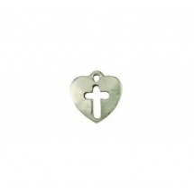 Heart with Cross #2414