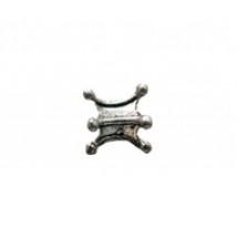 Hourglass Tube Bead #2844