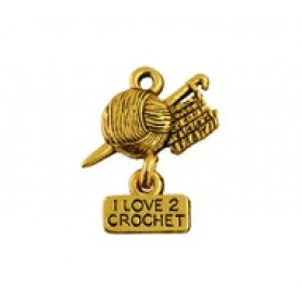 I Love 2 Crochet - Self Linker #3983SL I Love 2 Crochet - Self Linker #3983SL