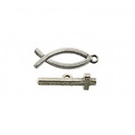Jesus Fish Toggle Set #4256