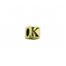 'K' Block Letter Bead #K_BL