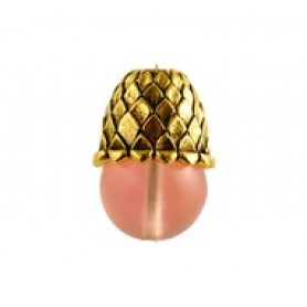 Bead Cap with Scallop Pattern (Large) #4901