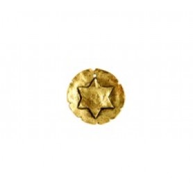 Disc with Relief Star of David (Large) #4967 Disc with Relief Star of David (Large) #4967