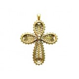 Filigree Looped Cross (Large) #4047