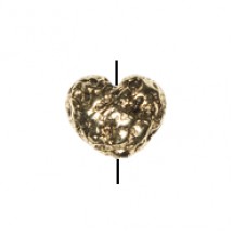 Lava Heart Bead #6538
