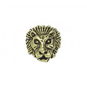 Lion Head Bead #6487