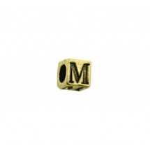 'M' Block Letter Bead #M_BL