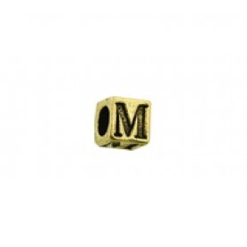 'M' Block Letter Bead #M_BL 'M' Block Letter Bead #M_BL