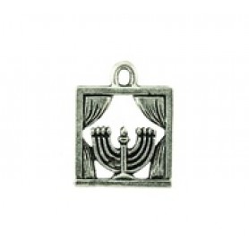 Menorah In Window #3245 Menorah In Window #3245