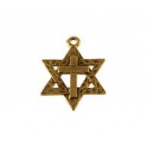 Messianic Star of David/Cross #4826
