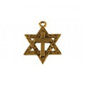Messianic Star of David/Cross #4826
