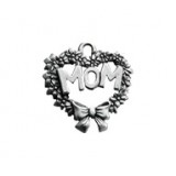 Mom Heart with Bow #2947