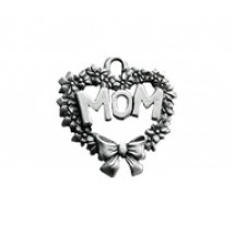 Mom Heart with Bow #2947