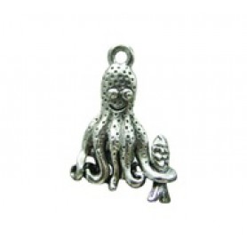 Octopus Holding Fish #2370