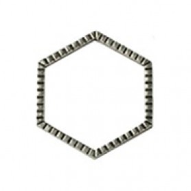 Open Geometric 6 Sided Connector (30mm) #6521 Open Geometric 6 Sided Connector (30mm) #6521