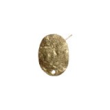 Oval Disk with Post - #6161P