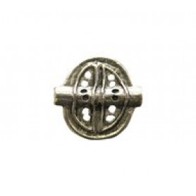 Pierced Oval Tube Bead #1332