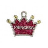 "Princess" Dog Or Cat Tag with Glitter #4534GL "Princess" Dog Or Cat Tag with Glitter #4534GL