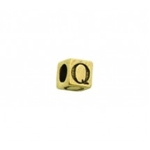 'Q' Block Letter Bead #Q_BL
