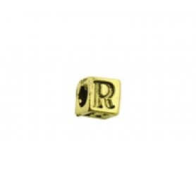 'R' Block Letter Bead #R_BL