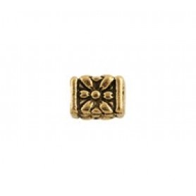 Rectangular Flower Bead #3033NM