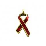 Red Ribbon - Aids - Hand Painted #1801HP Red Ribbon - Aids - Hand Painted #1801HP