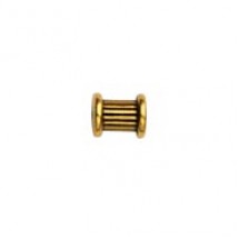 Ribbed Tube Bead (Small) #6601