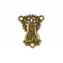 Rosary Connector with Mary (3-Loops) #6057