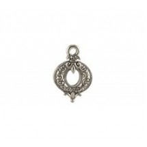 Round Eartop with Fleur De Lis Post #6158