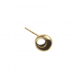 Round Earring Top with Post #6579P Round Earring Top with Post #6579P