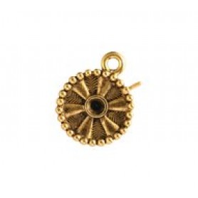 Round Eartop - For Stone with Post #4769P Round Eartop - For Stone with Post #4769P